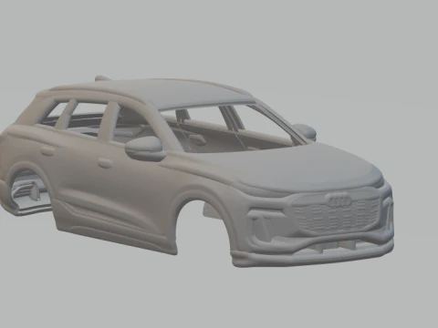 아우디 q6 3D 프린트 모델