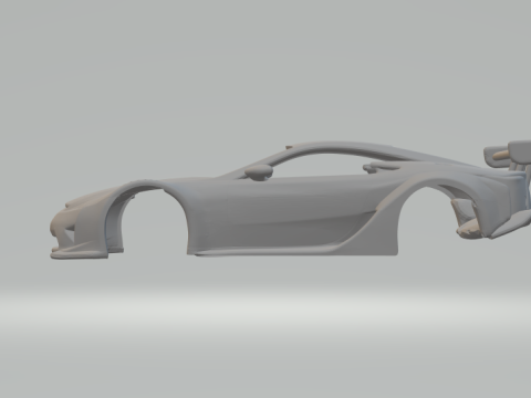 Lexus gt race car Model Cetak 3D
