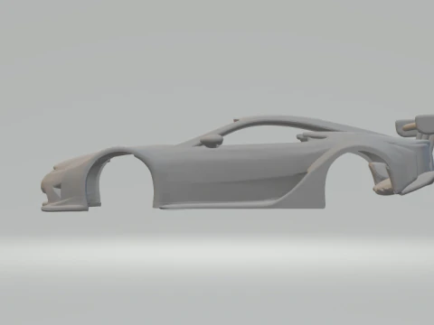 Lexus gt race car 3D Print Model