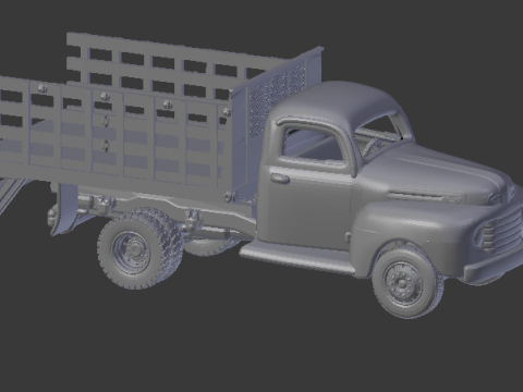 F-truck 3Dプリントモデル