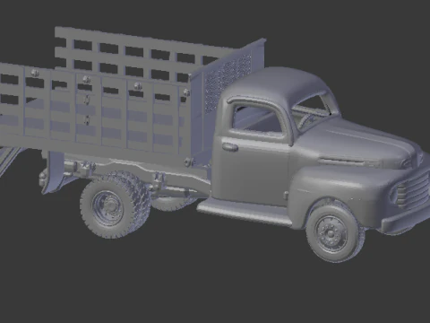 F-kamyon 3D Baskı Modeli