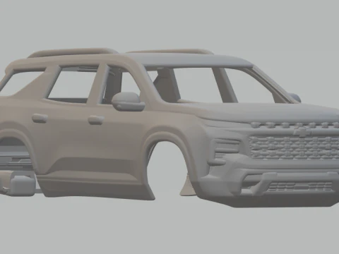 Chevrolet travers 3D Baskı Modeli