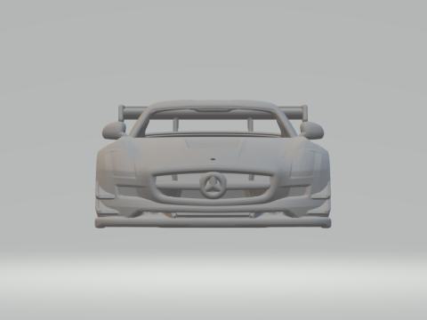 Mercedes SLS AMG GT3 Modelo de Impressão 3D