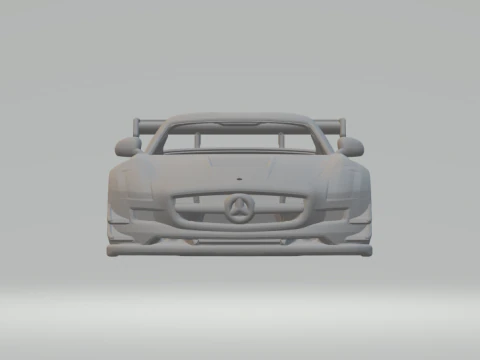 Mercedes SLS AMG GT3 3D Print Model