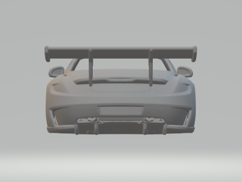 Mercedes SLS AMG GT3 Modelo de Impressão 3D