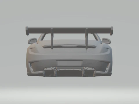 Mercedes SLS AMG GT3 3D Print Model