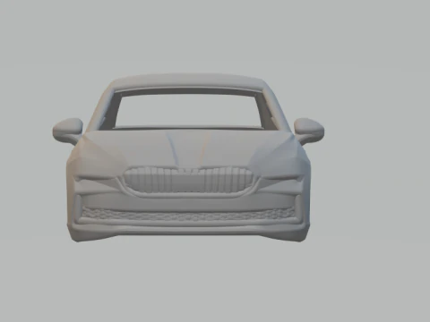 스코다 슈퍼브 3D 프린트 모델