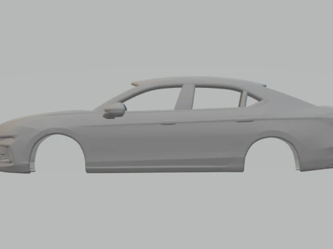 스코다 슈퍼브 3D 프린트 모델