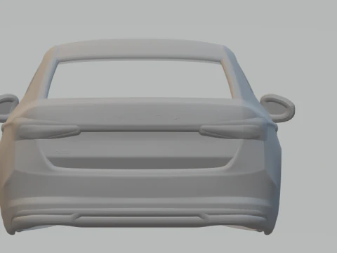 스코다 슈퍼브 3D 프린트 모델