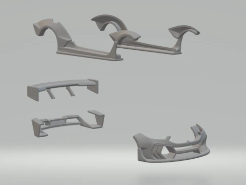 Обвес i8 3D Принт Модель