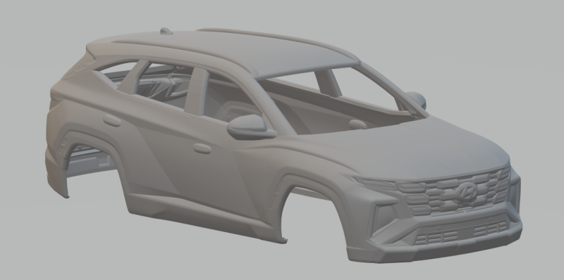 Hyundai tucson 3D-printmodel .c4d .max .obj .3ds .fbx .stl .blend