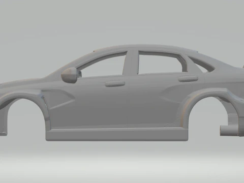 Lada vesta 3D Print Model