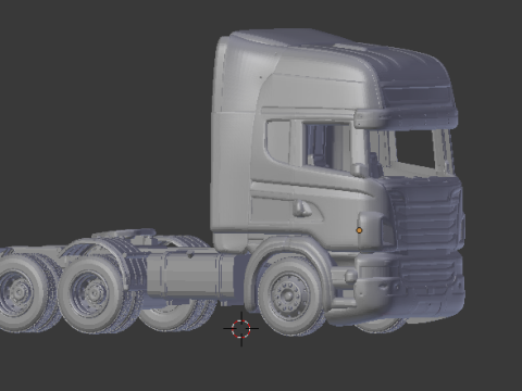 Scania 6x2 3D-Druckmodell
