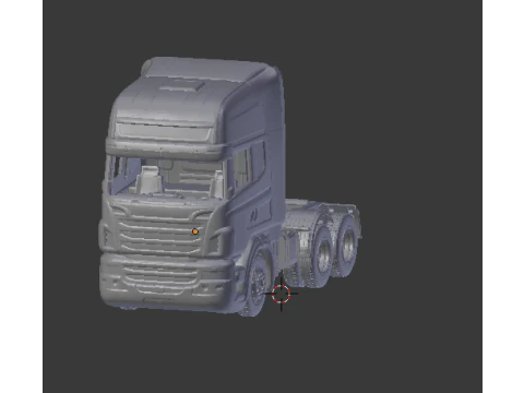 Scania 6x2 3D Print Model