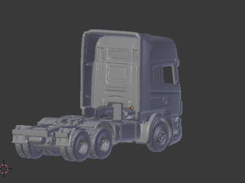Scania 6x2 3D Принт Модель