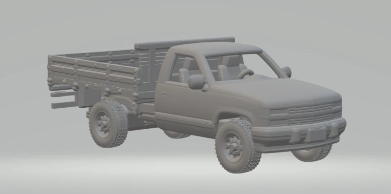 Chevrolet silverado brazil 3D Print Model .c4d .max .obj .3ds .fbx .stl .blend