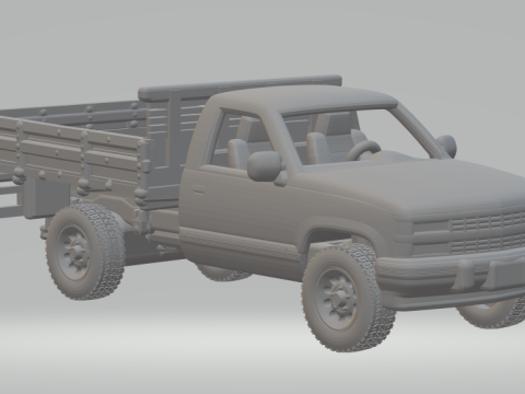 Chevrolet silverado brazil 3D Print Model