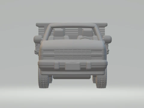 Chevrolet silverado brazil 3D Print Model