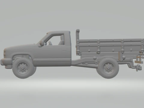 Chevrolet silverado brazil 3D Print Model