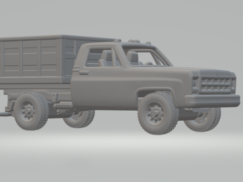 Gmc sierra truck 3D-printmodel