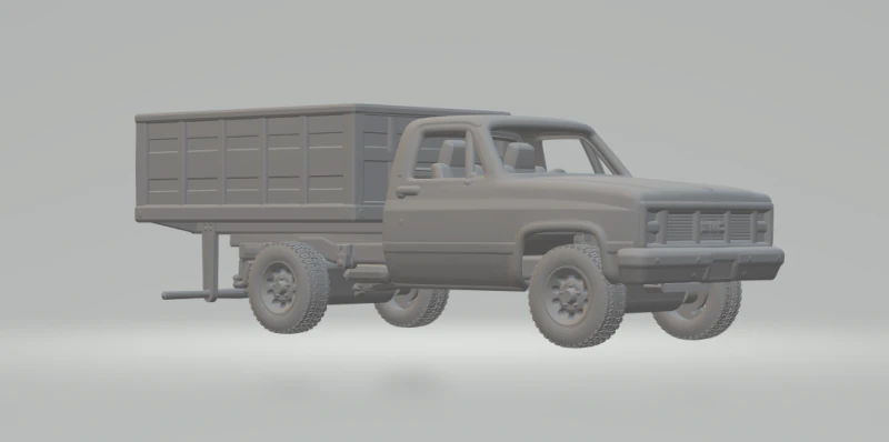 Gmc sierra truck 3D Print Model .c4d .max .obj .3ds .fbx .stl .blend