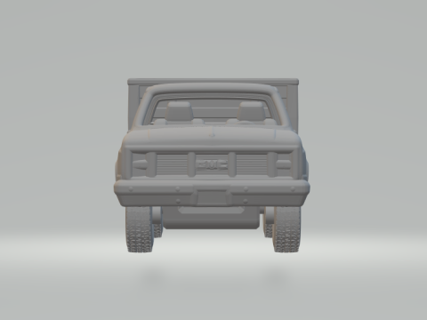 Gmc sierra truck 3D-printmodel