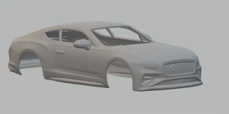BENTLEY CONTINENTAL GT 3D Print Model .c4d .max .obj .3ds .fbx .stl .blend 