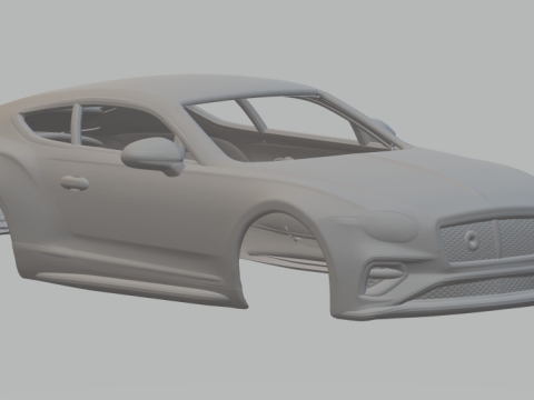 BENTLEY CONTINENTAL GT 3D 프린트 모델
