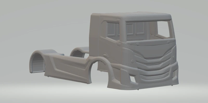 Iveco race euro 3D Print Model .c4d .max .obj .3ds .fbx .stl .blend 