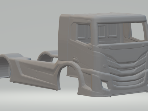 Iveco race euro Modèles 3D en vedette