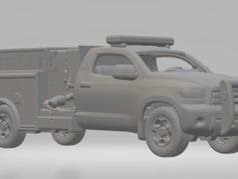 Toyota tundra fire truck 3D Print Model