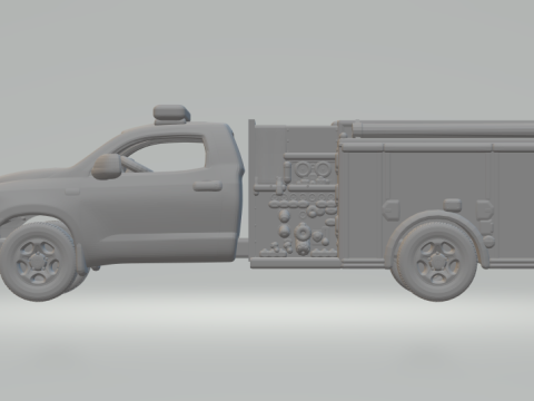 Toyota tundra fire truck Modèles 3D en vedette