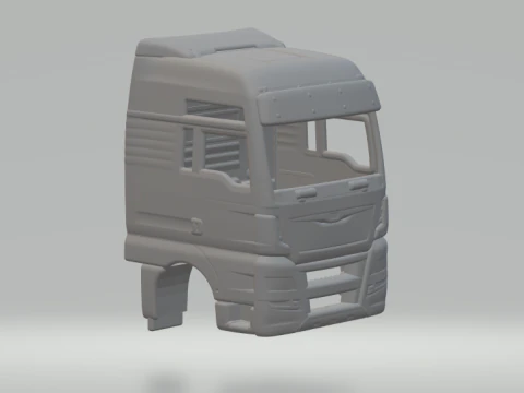 Cabina hombre rc 1-14 Modelo de impresión 3D