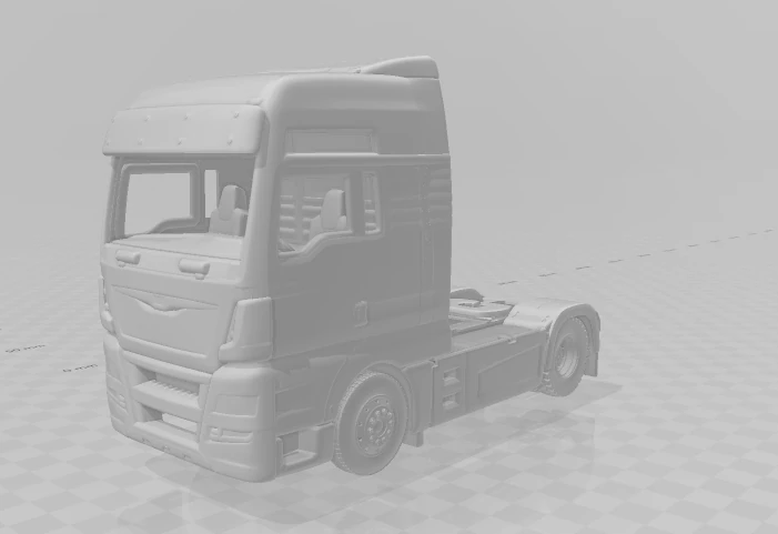 Man tgx 3D Print Model .c4d .max .obj .3ds .fbx .stl .blend