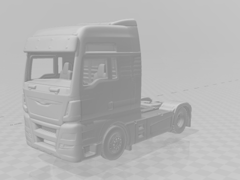 Man tgx 3Dプリントモデル