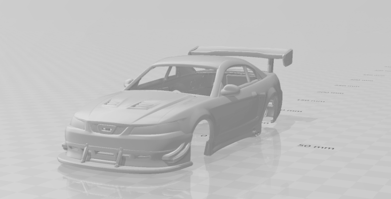Mustang race day 3D 打印模型 .c4d .max .obj .3ds .fbx .stl .blend
