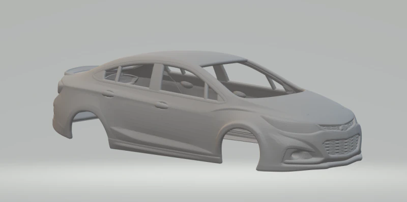 Chevrolet cruze 3D Print Model .c4d .max .obj .3ds .fbx .stl .blend 