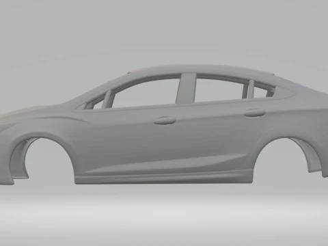 Chevrolet cruze 3D Print Model