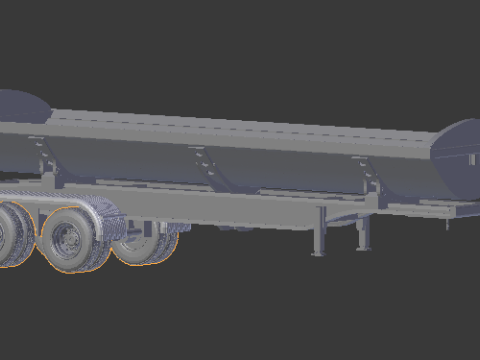 Trailer dumper eua 3Dプリントモデル