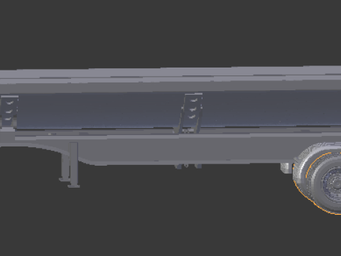 Trailer dumper eua 3Dプリントモデル