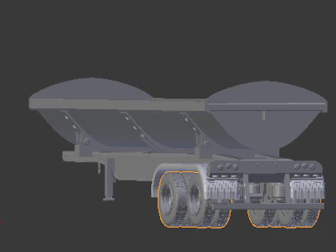 Trailer dumper eua 3D Print Model