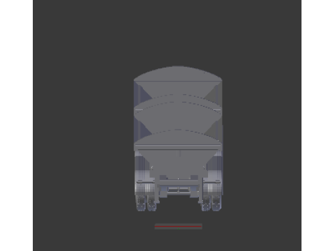 Trailer dumper eua 3D 프린트 모델