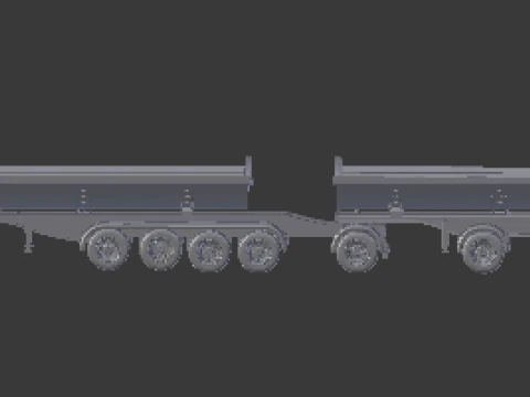 Trailer dumper eua 3D Print Model