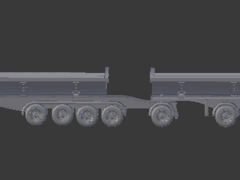 Trailer dumper eua 3D Print Model
