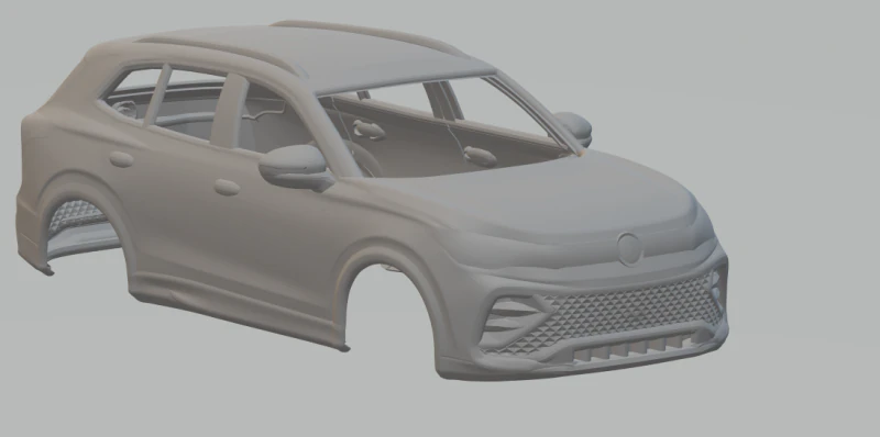 Vw tiguan r line 3D Print Model .c4d .max .obj .3ds .fbx .stl .blend 