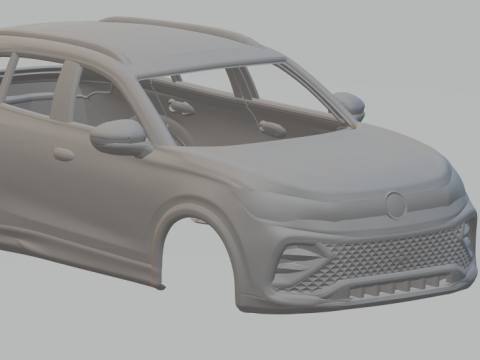 Vw tiguan r line 3D Baskı Modeli