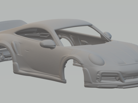 Porsche 911 TECHART Modelo de impresión 3D