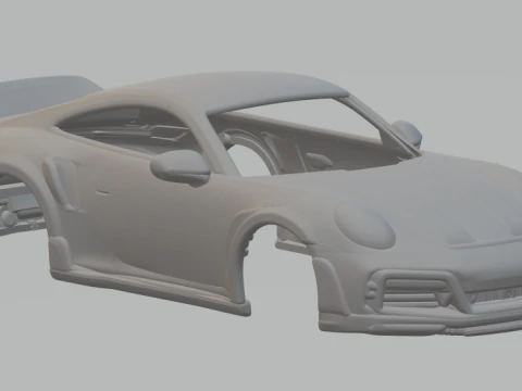 Porsche 911 TECHART 3D Print Model