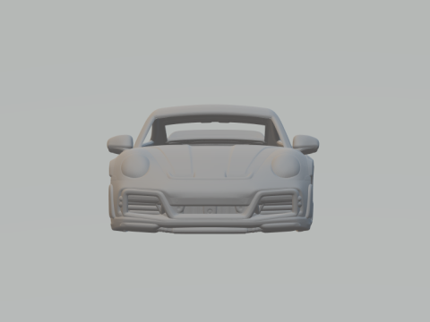 Porsche 911 TECHART 3D-Druckmodell