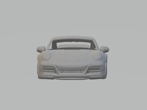 Porsche 911 TECHART 3D Print Model
